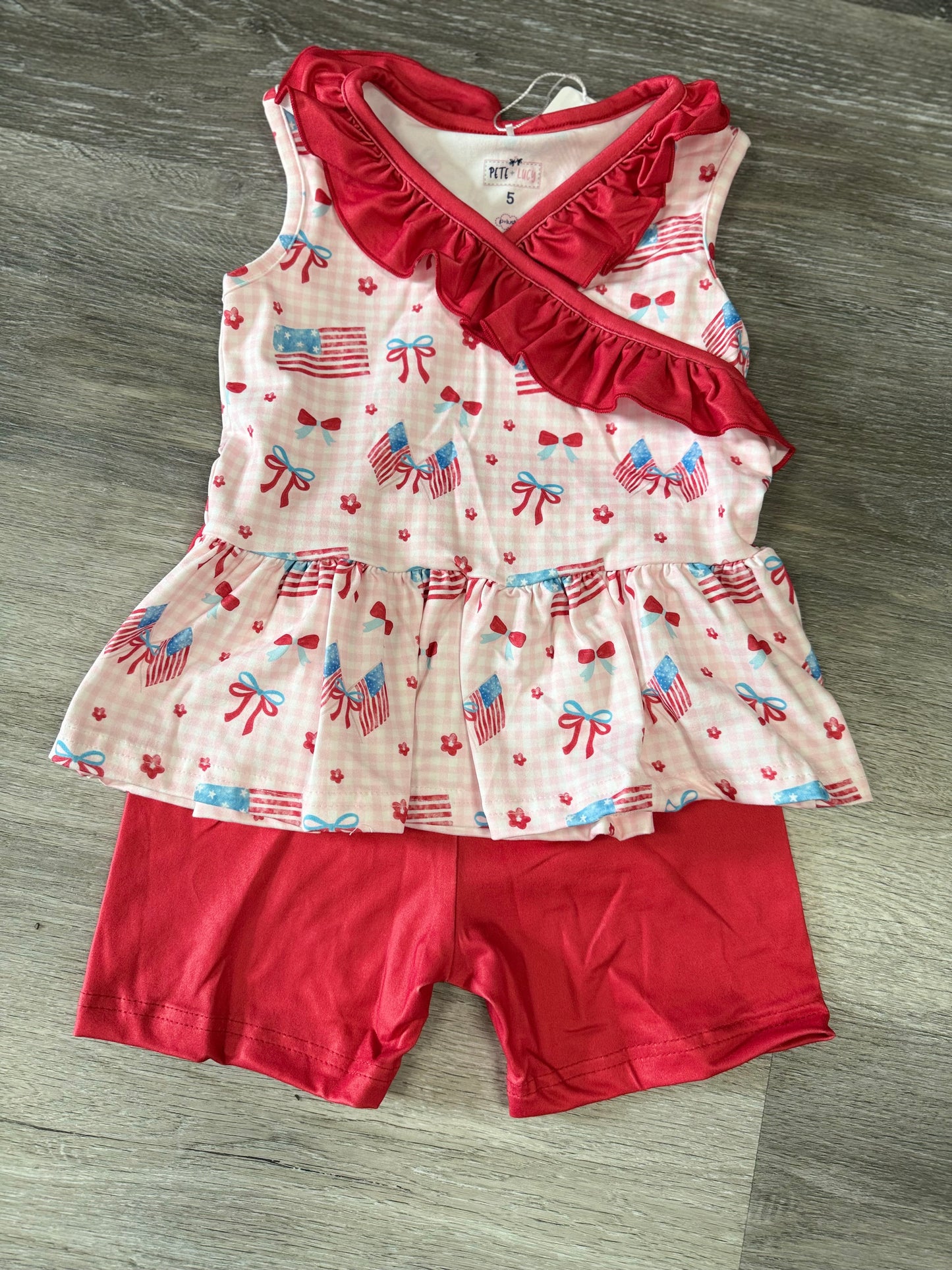 Kids All American Darling Short Set