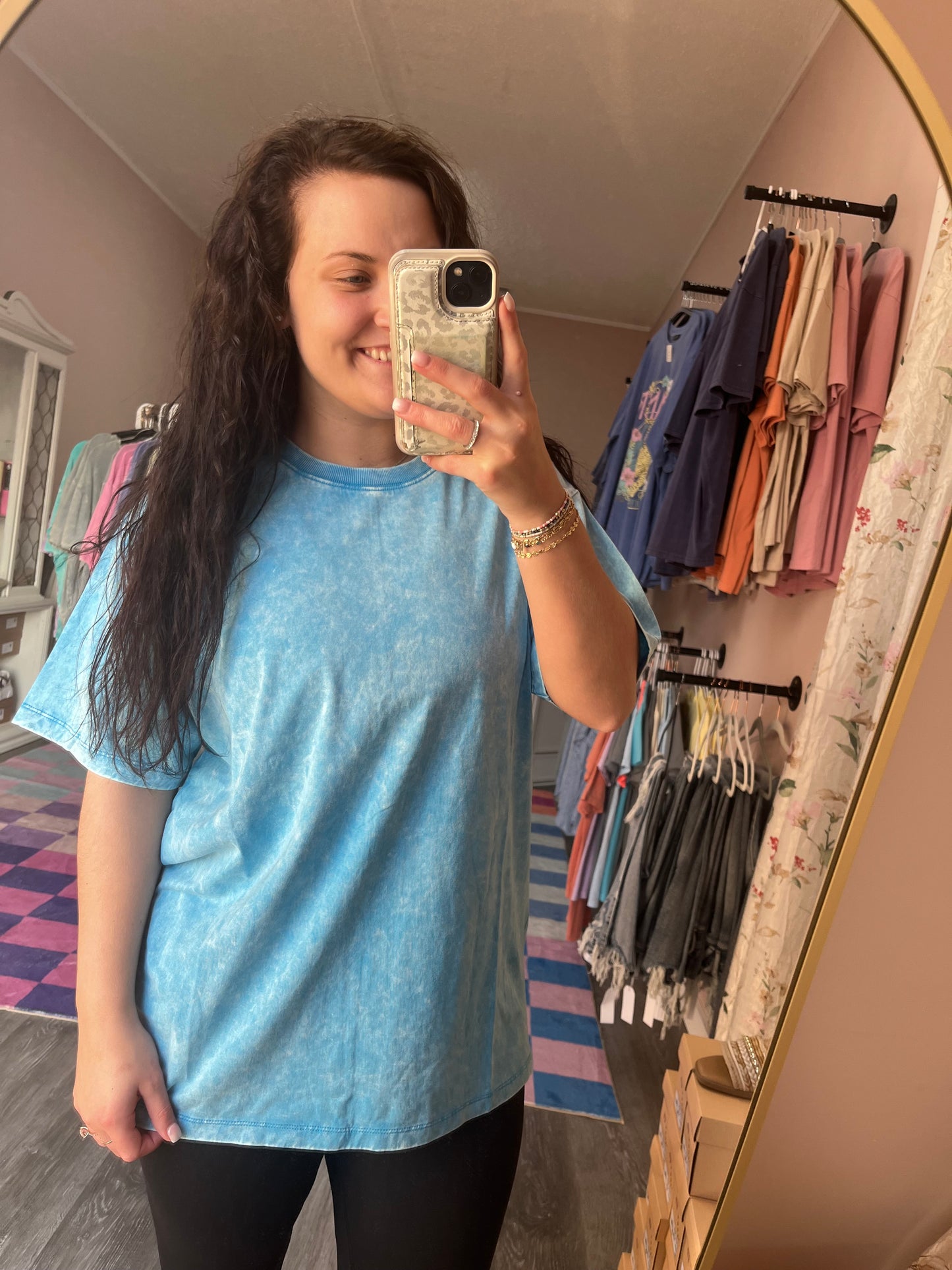 Baby Blue Oversized Tee