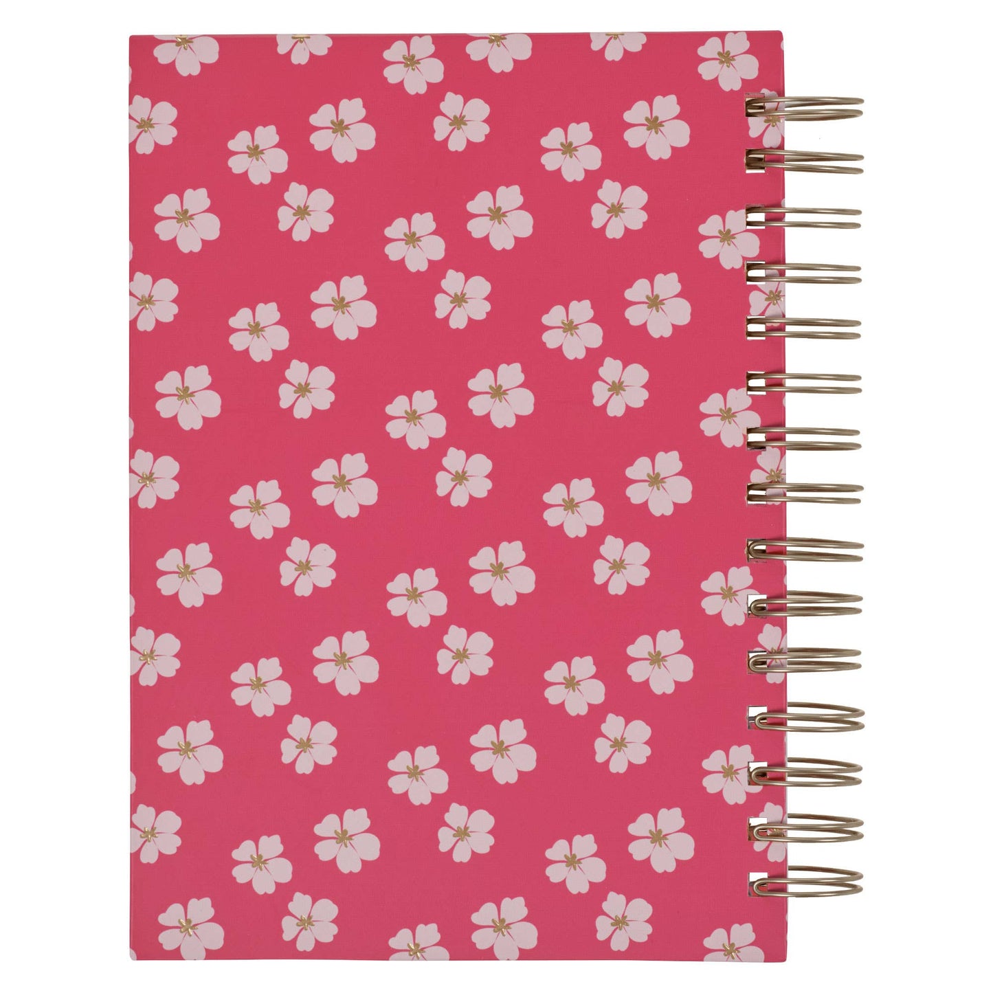Journal Wirebound Fuchsia The Lord is With You Zeph. 3:17