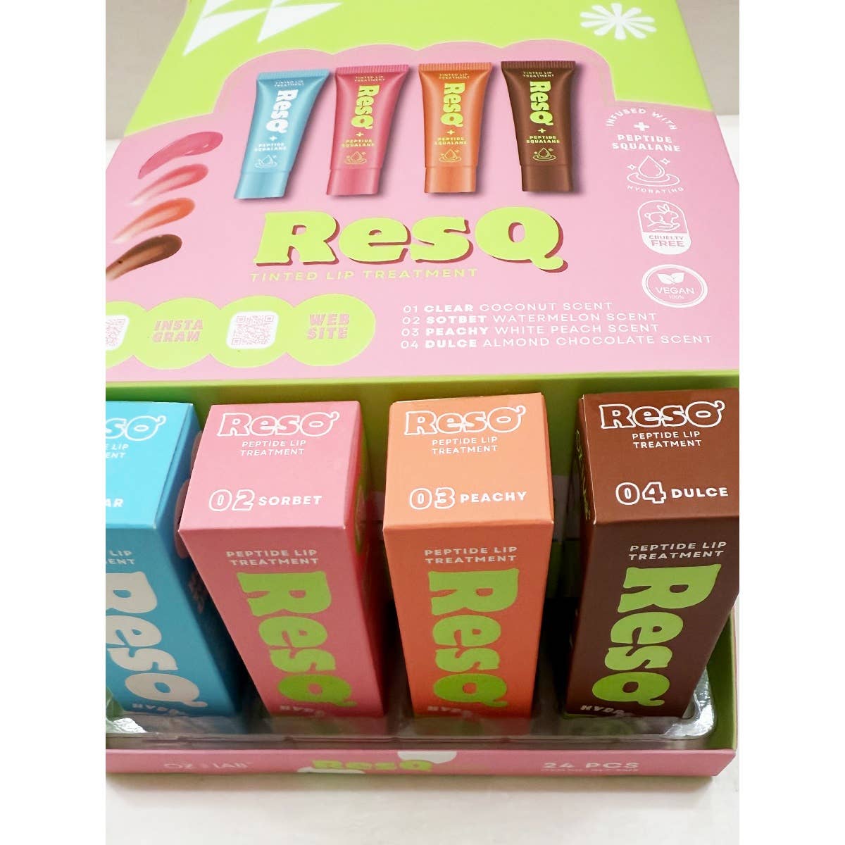 4 Shades of Pepside Lip Treatment
