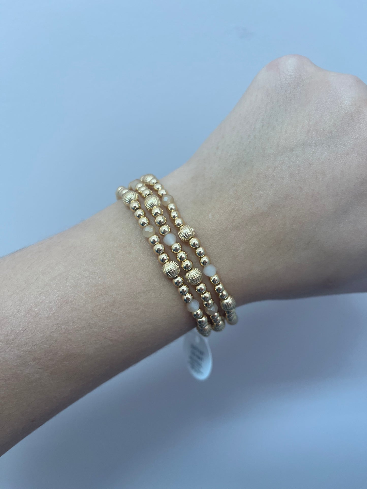 Gold Tone Bracelet Stack