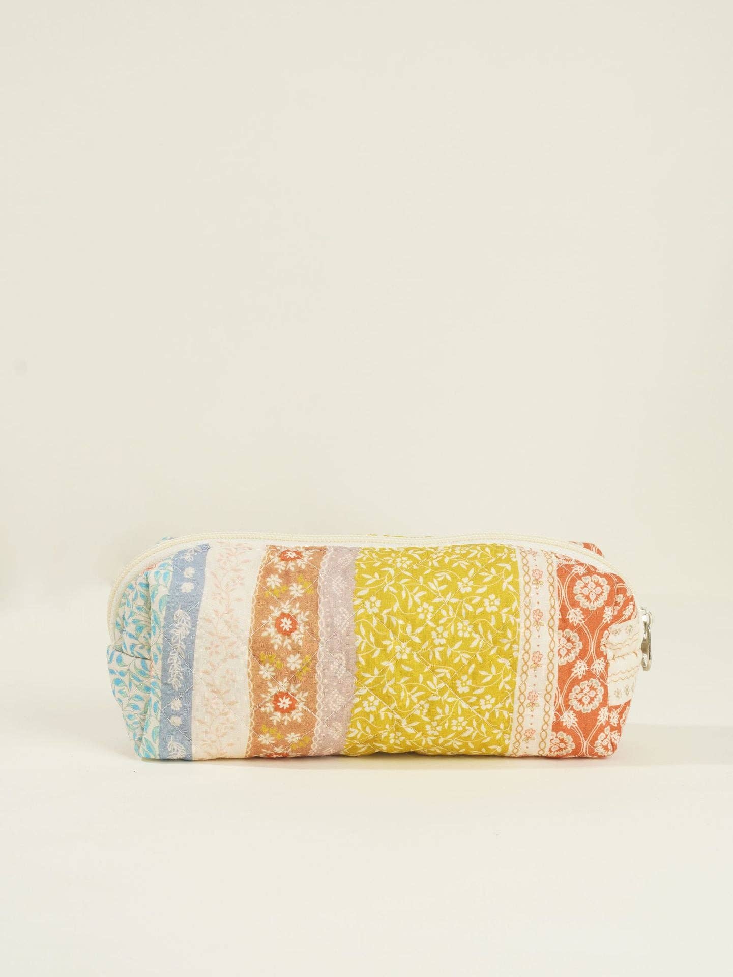 Butterfly Floral Print Puffer Cosmetic Bag DPB0106