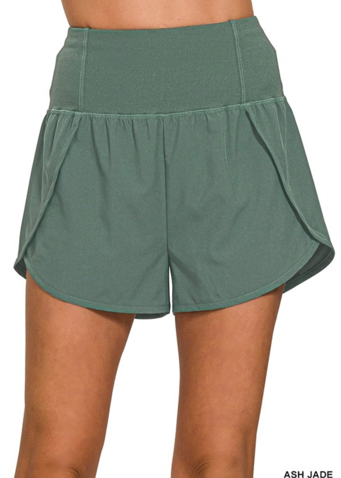 Ash Jade Athletic Rubbing Shorts