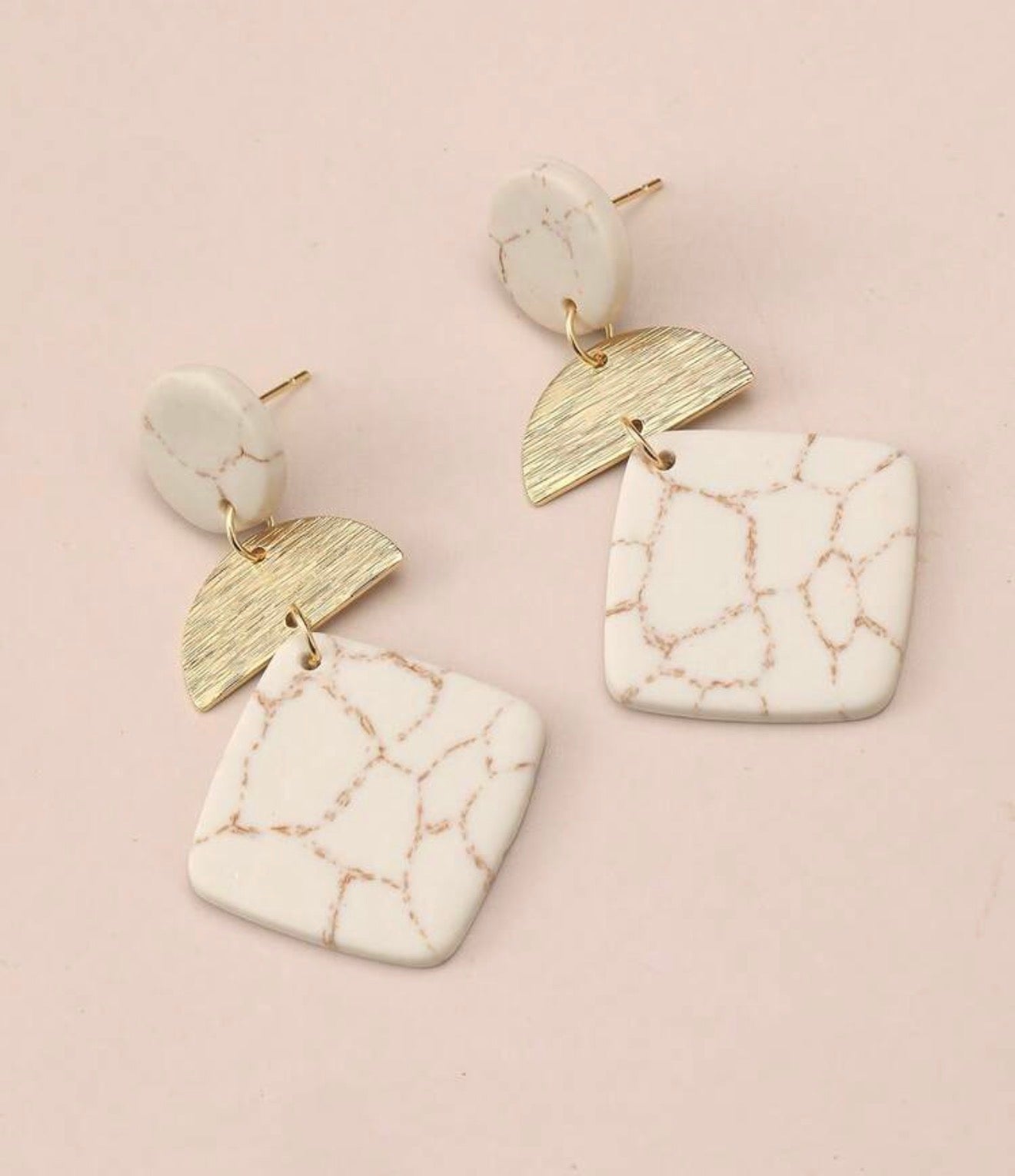 Soft Clay Vintage Earrings