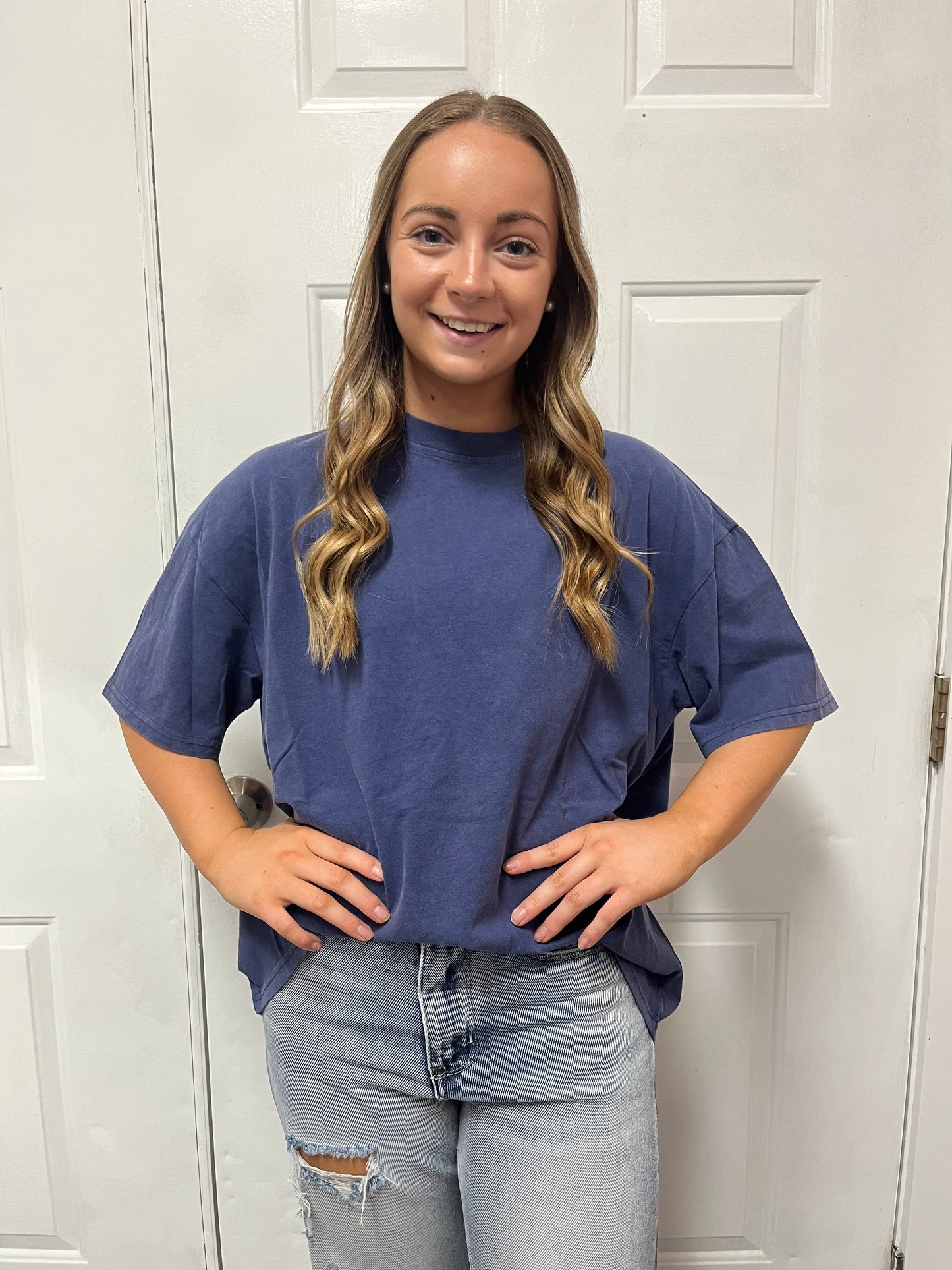 Navy Oversized Tee