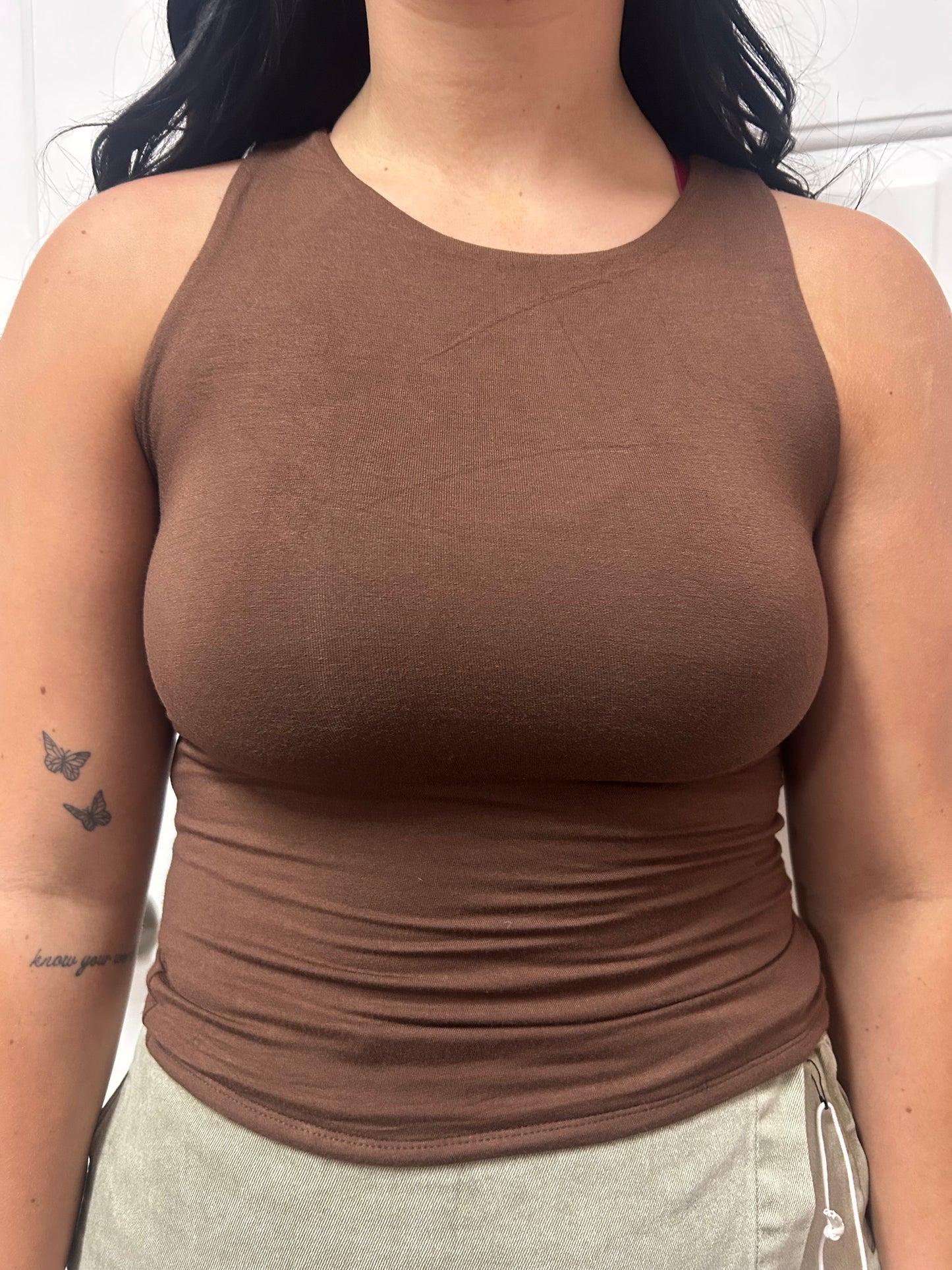 Double Layered Round Neck Tank