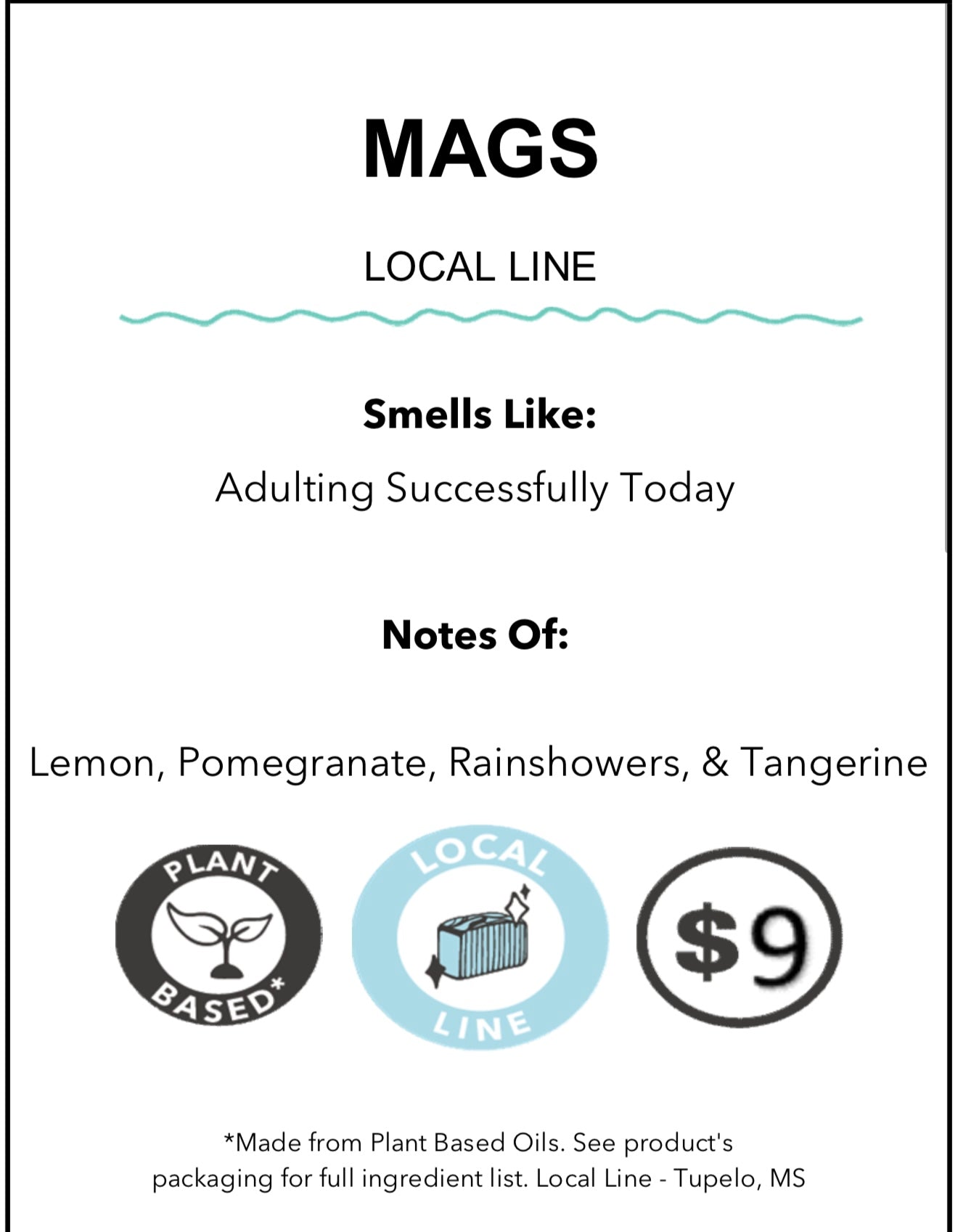 Buff City Soap- OUR VERY OWN SIGNATURE SCENTS-Shower Oil