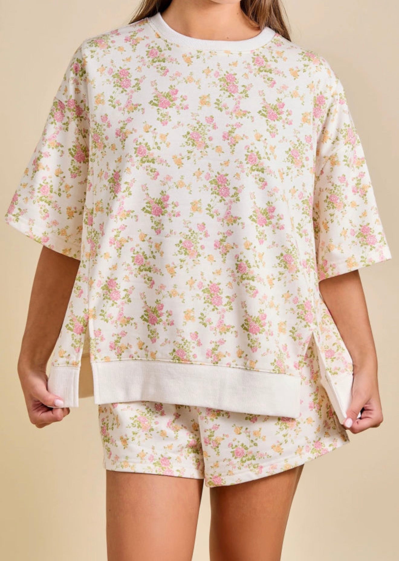 Floral Print Short Set