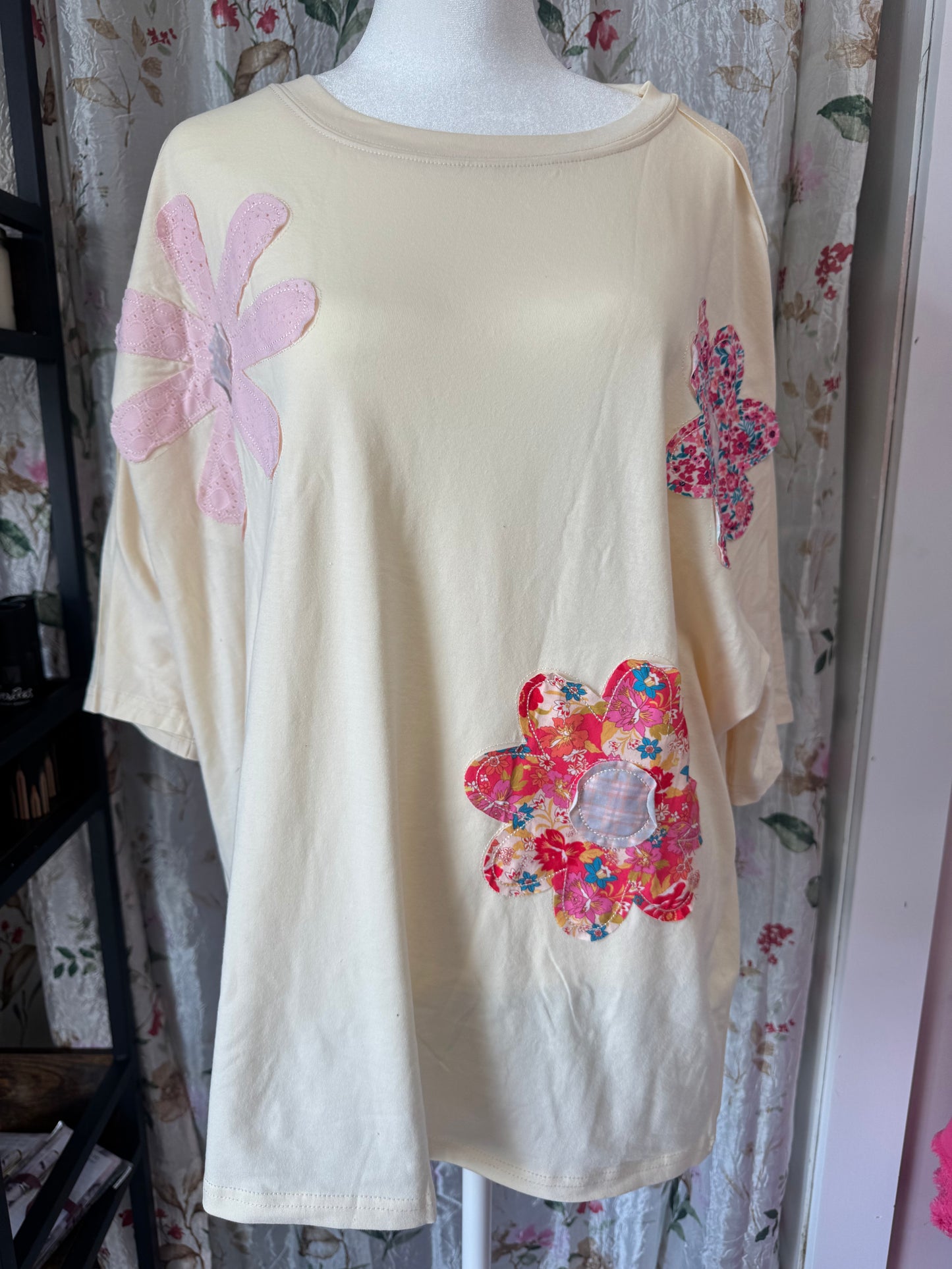 Patched Flower Tee