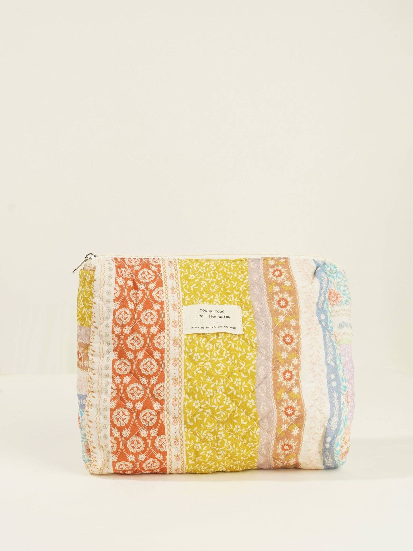 Butterfly Floral Print Puffer Cosmetic Bag DPB0106