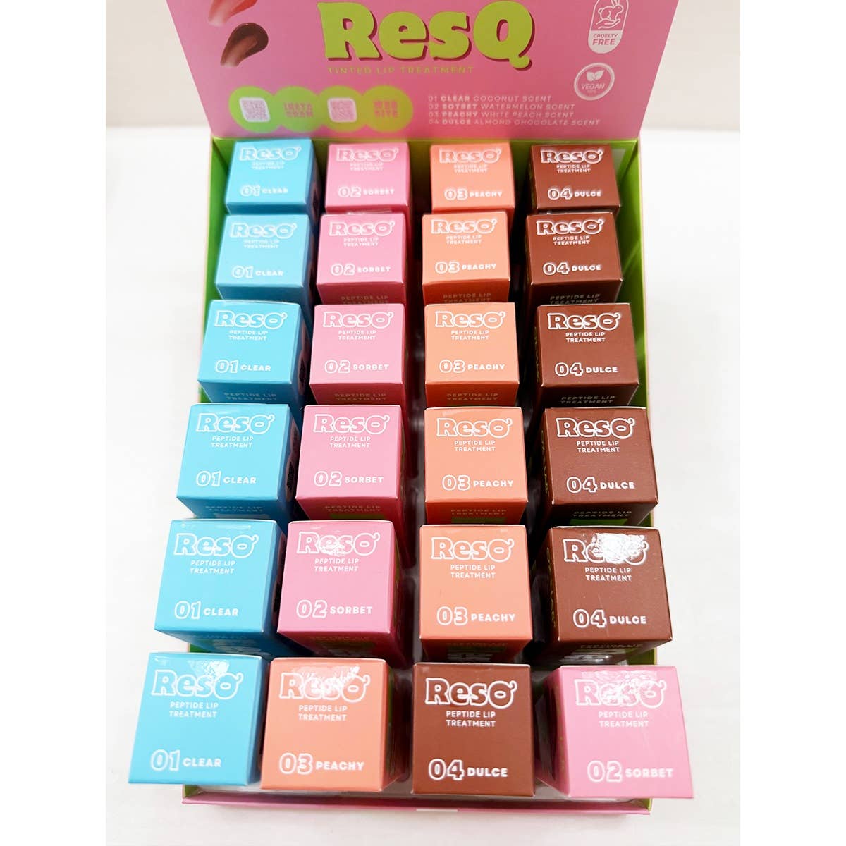 4 Shades of Pepside Lip Treatment