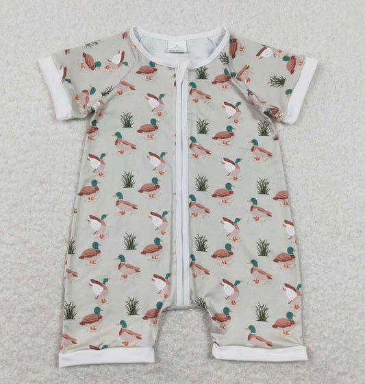 Duck Zip Up Romper