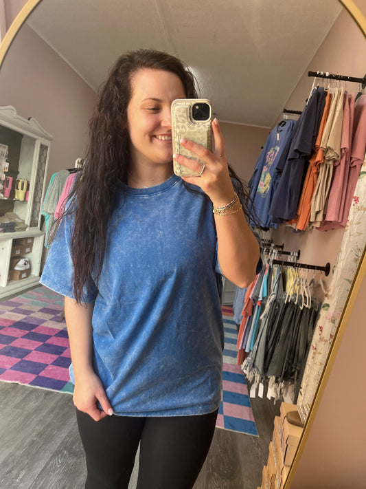 Royal Blue Oversized Tee