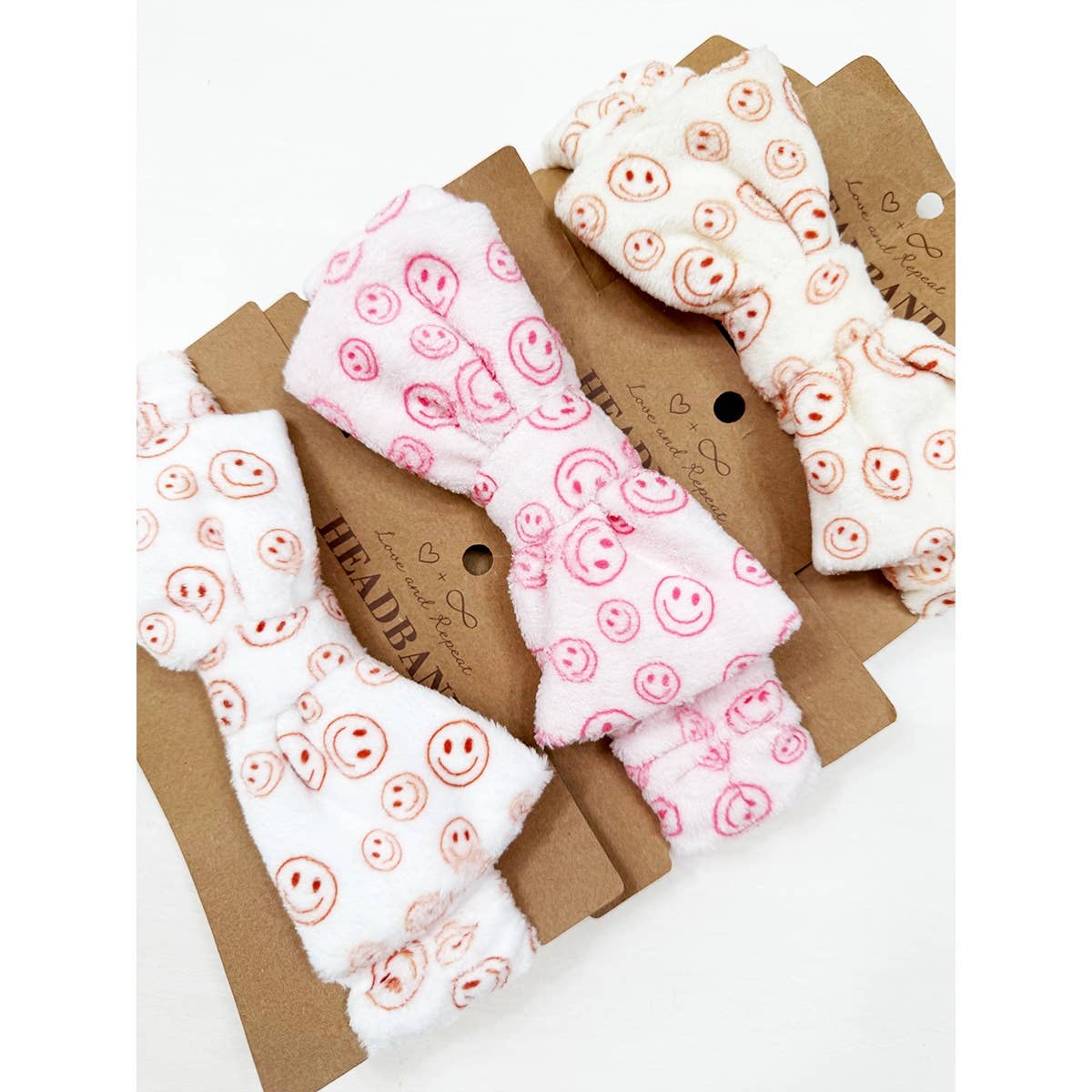 **DOORBUSTER** Happy Face Soft Tone Spa Headband