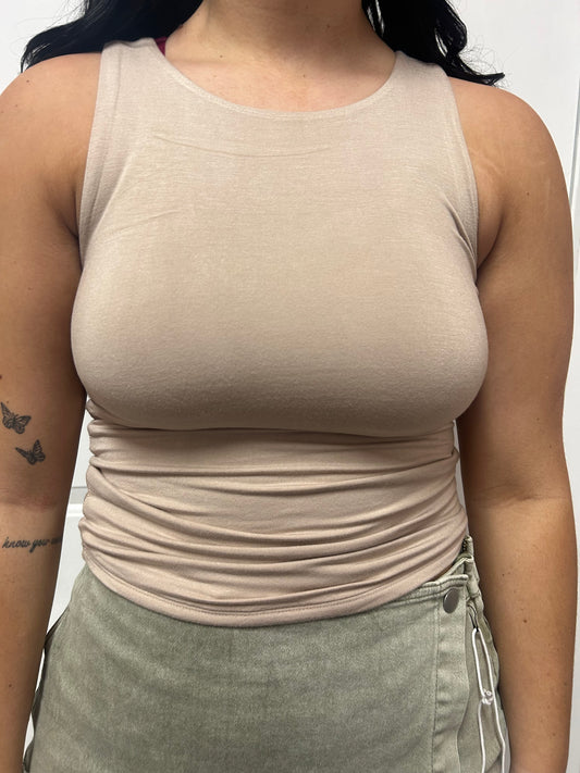 Double Layered Round Neck Tank