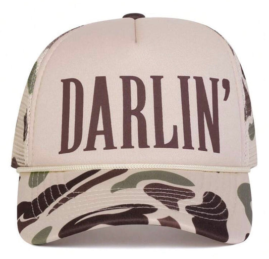 DARLIN Camo Trucker Hat