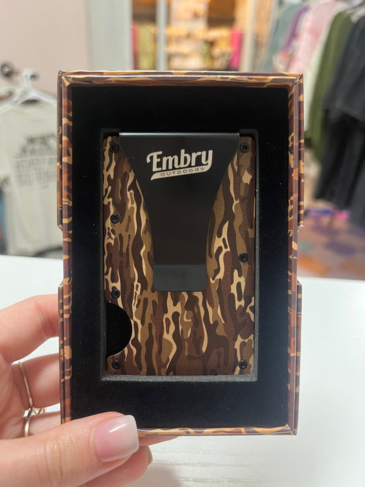 Brown Camo Ranch Money Clip