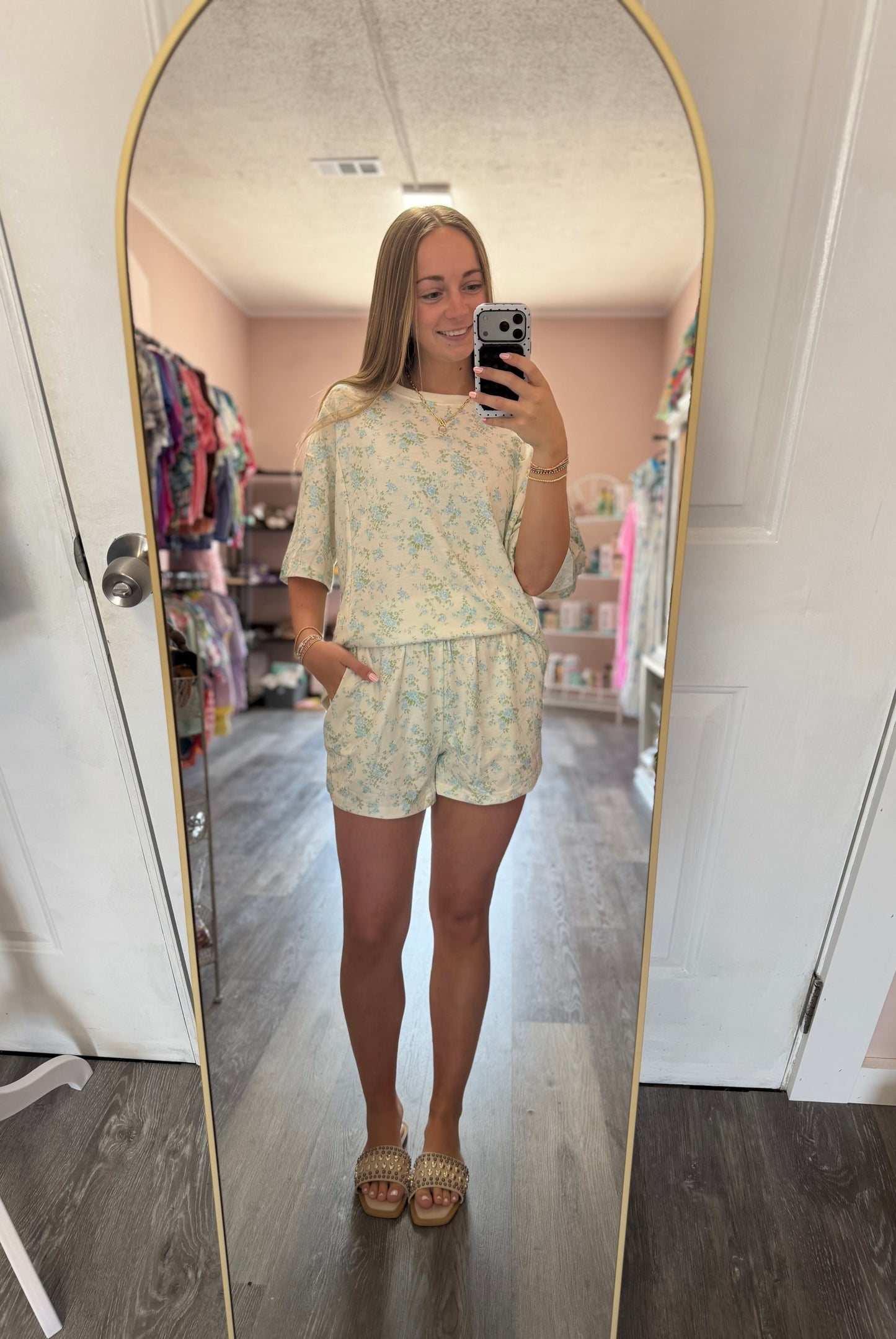 Floral Print Short Set