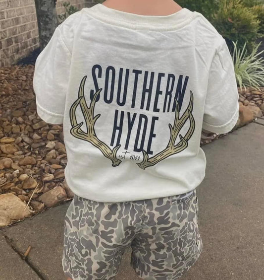 Kids Southern Hyde Deer Antlers T-Shirt