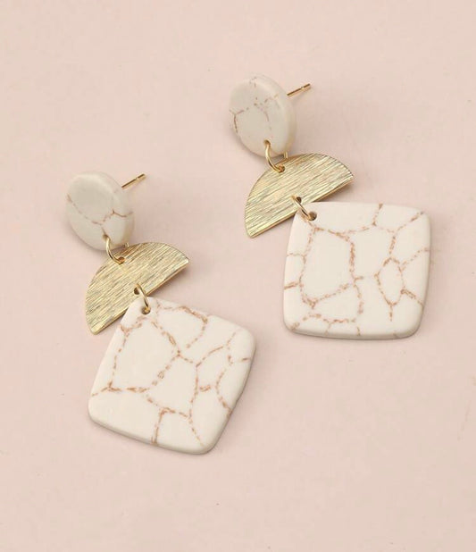 Soft Clay Vintage Earrings