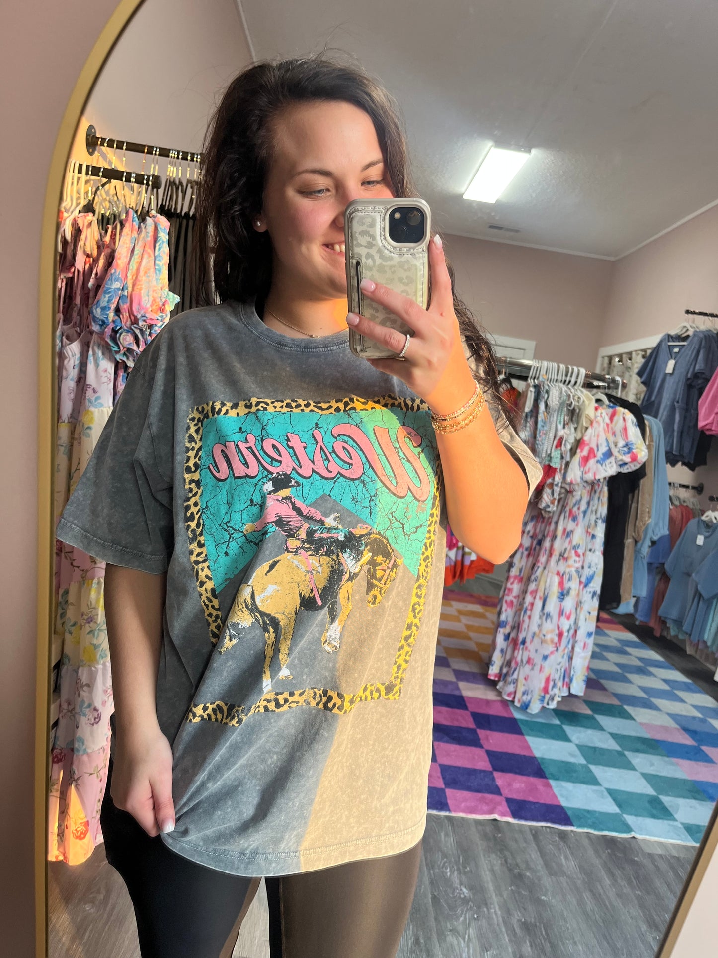 Denim Vintage Western Graphic Tee