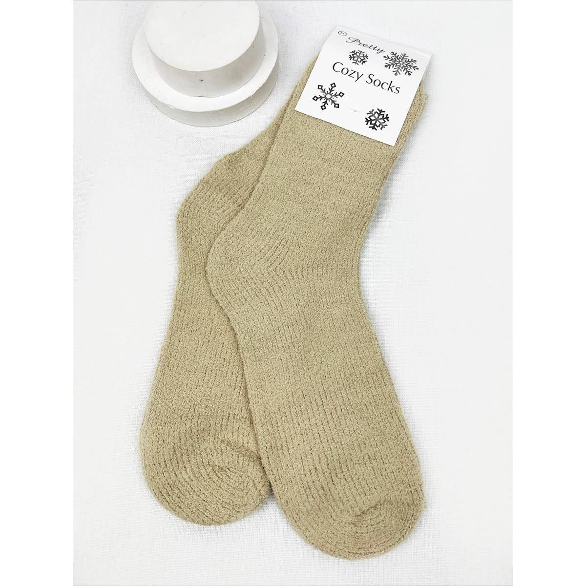 **DOORBUSTER**Soft Textured Solid Chinelle Socks