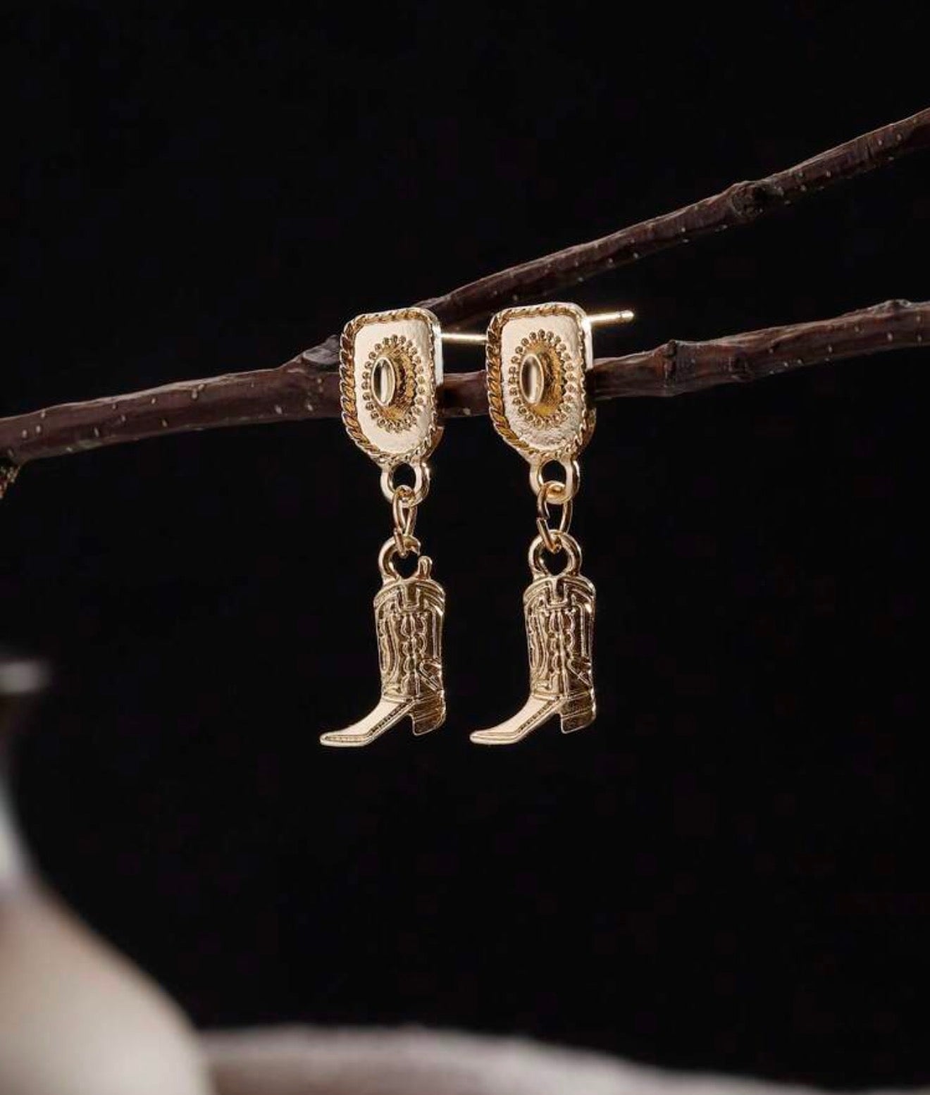 Cowboy Hat & Boots Earrings