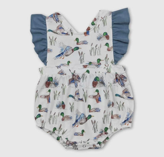 Girl Duck Romper