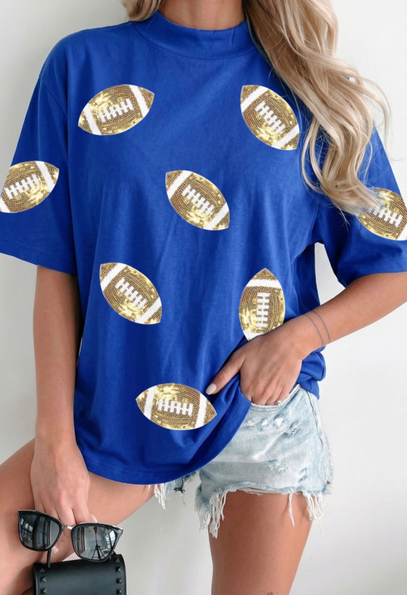 Sequin Football Game Day Top-Pre/Order