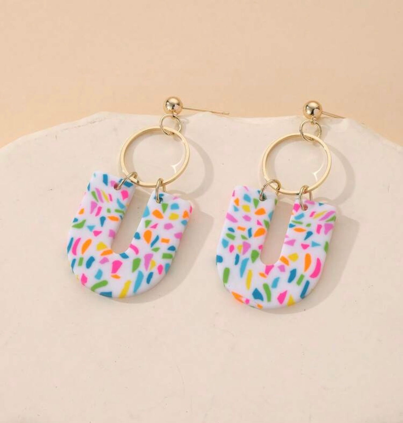 Multicolor Soft Clay Earrings