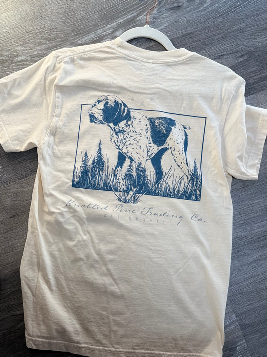 Men’s Knotted Pine Ivory Pointer T-Shirt