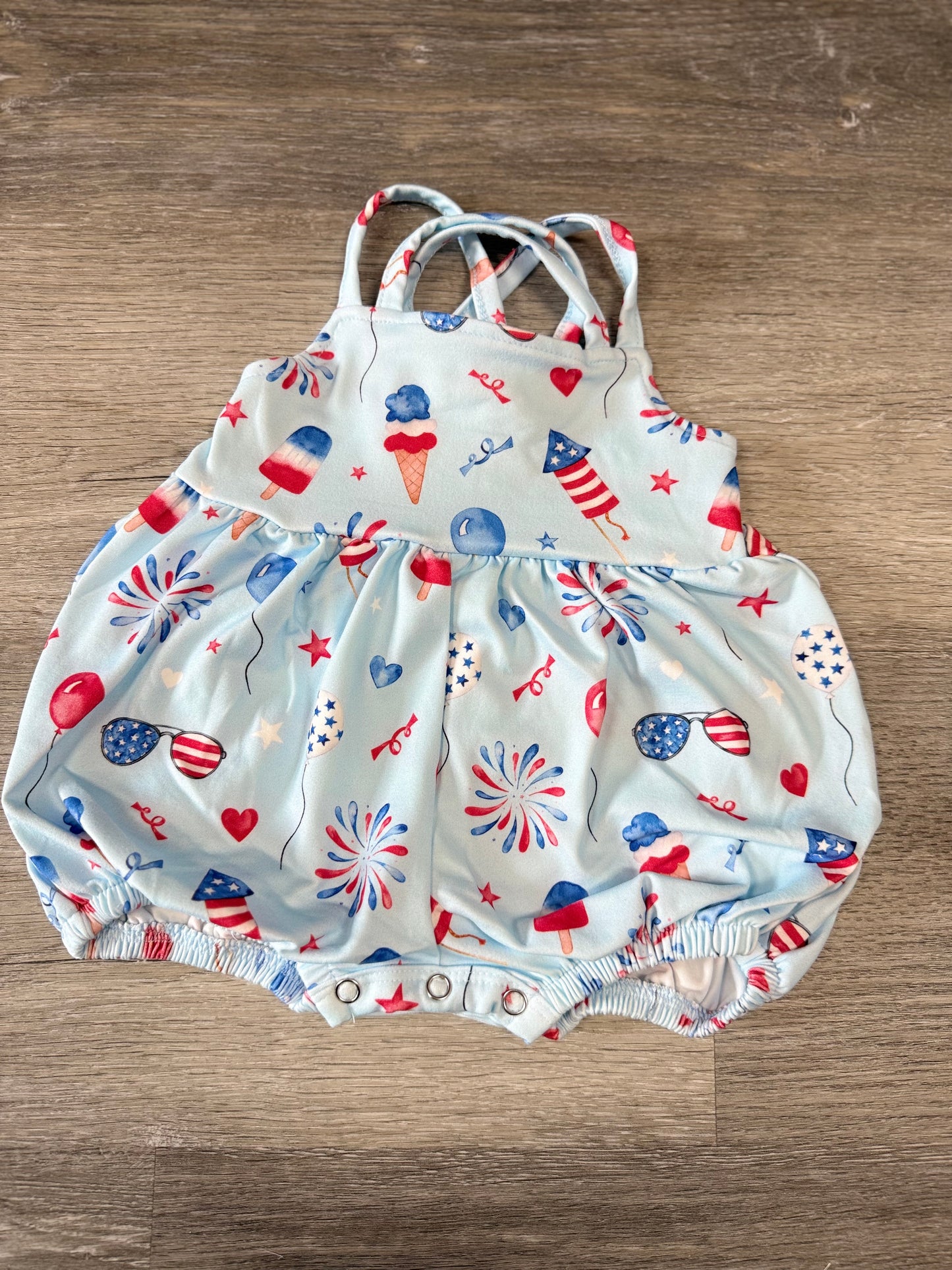 Kids USA All Day Girl Romper