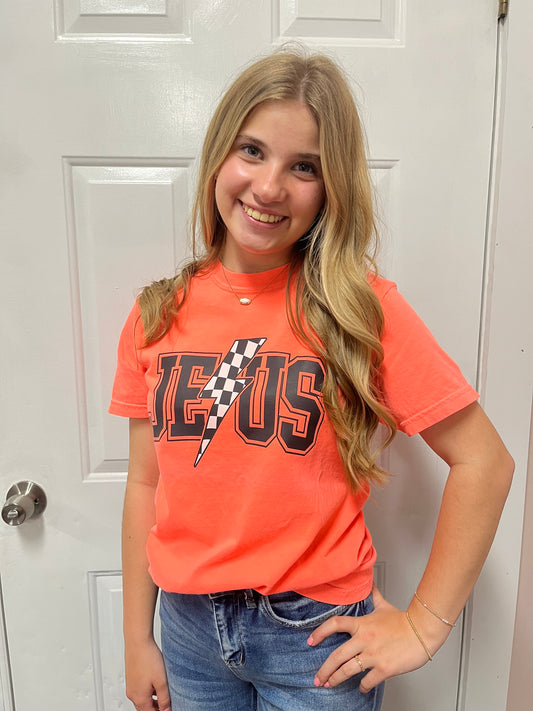 Jesus Checkered T-Shirt