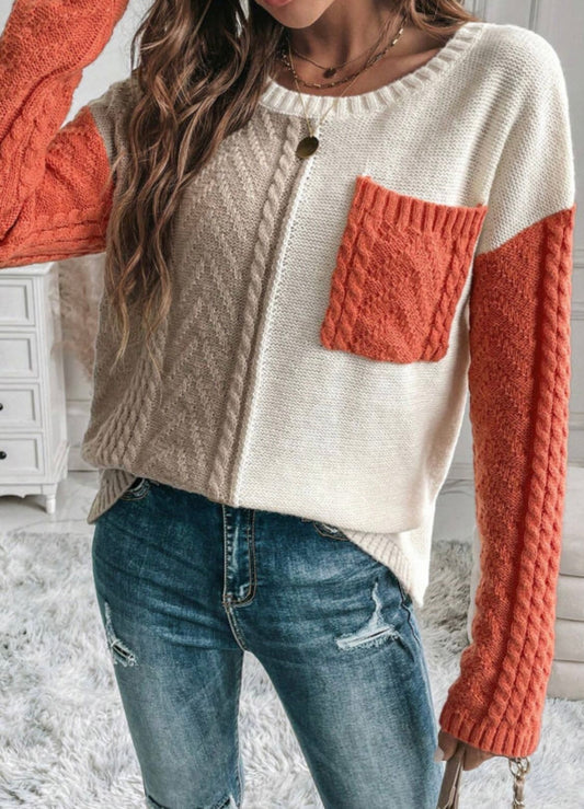 Fall ColorBlock Sweater