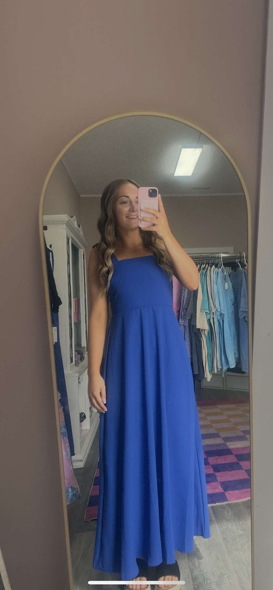 Blue Midi Dress