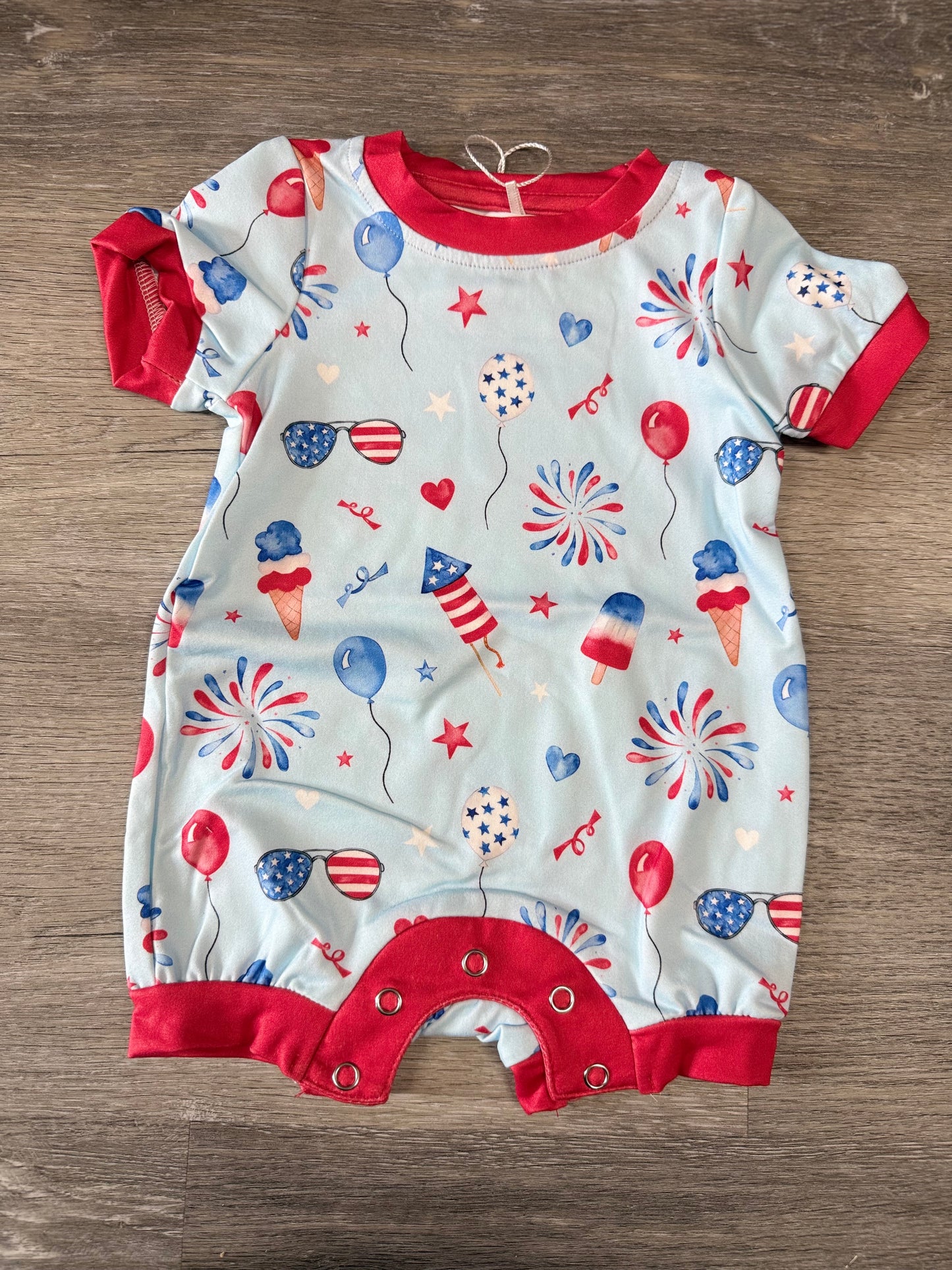 USA All Day Boy Romper
