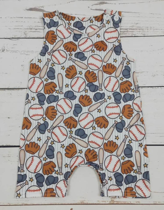 Baseball Romper