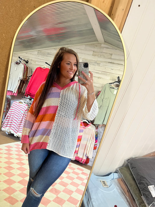 Colorful Knitted Sweater