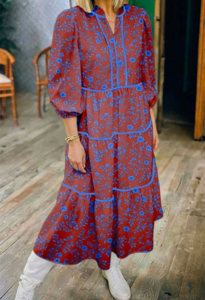 Brown Maxi Dress-Pre/Order