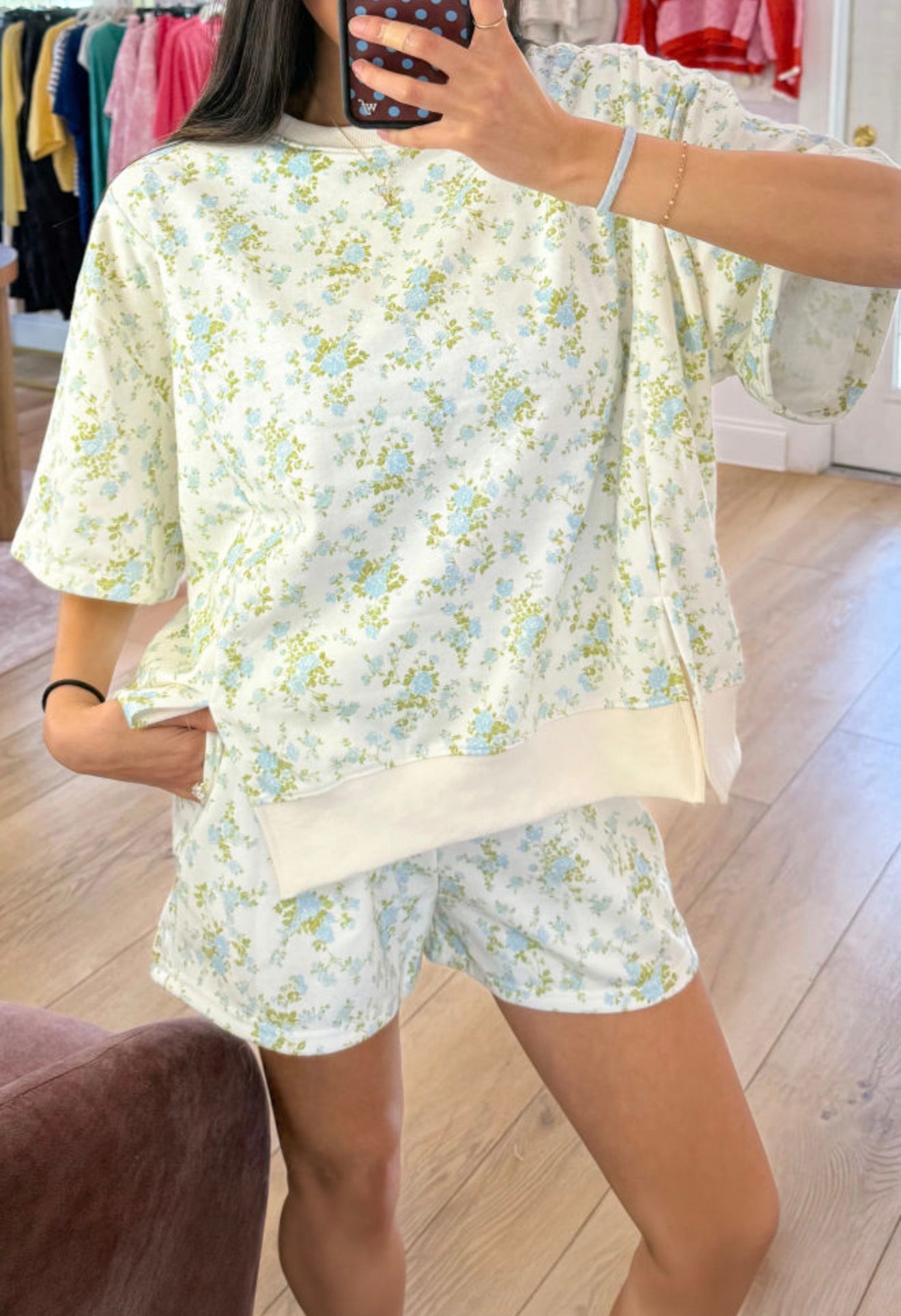 Floral Print Short Set