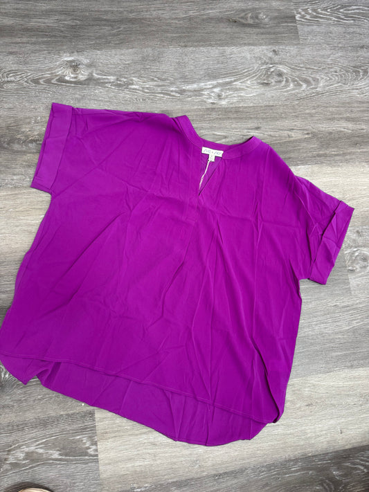 Curvy Magneta Blouse