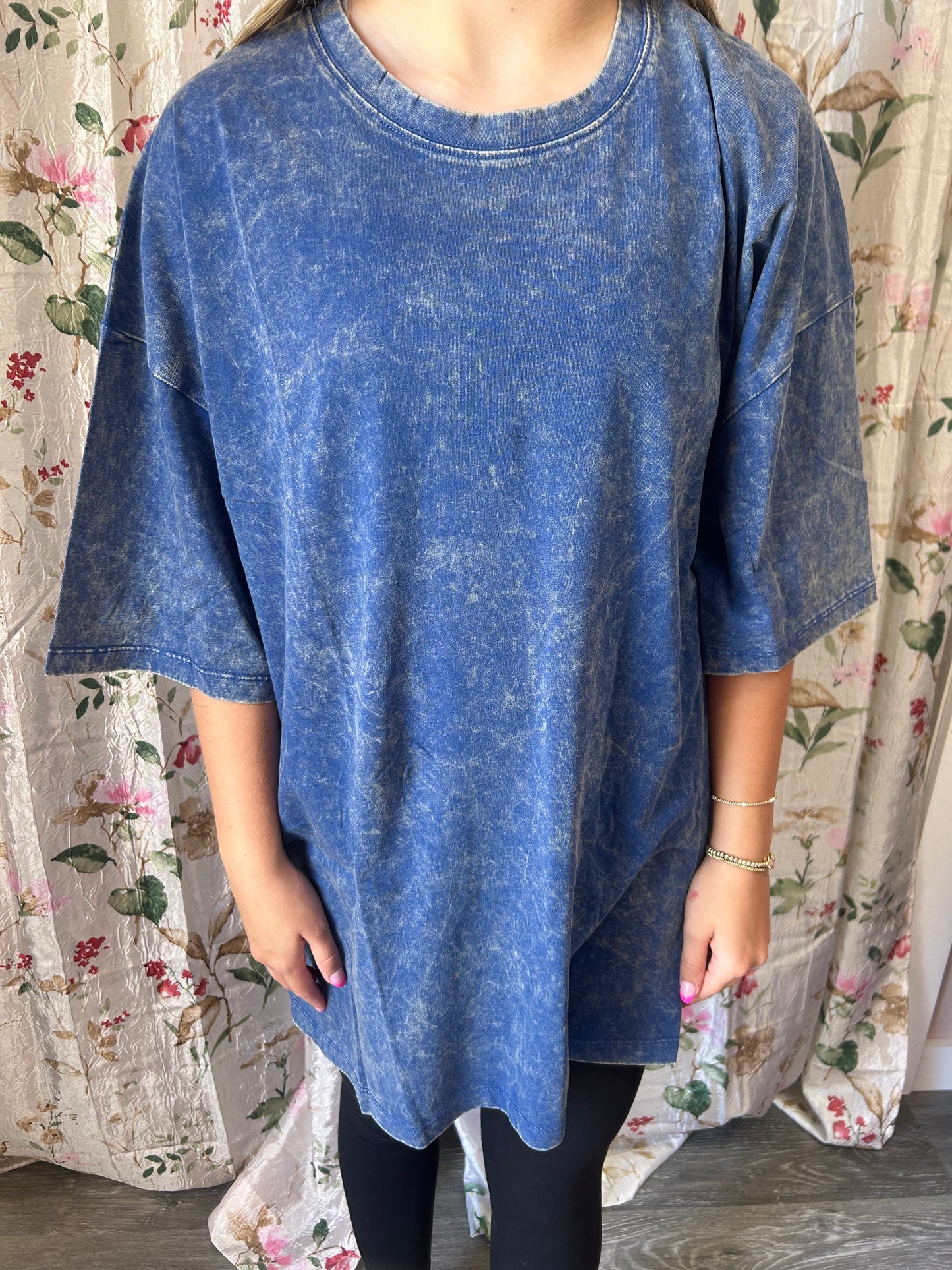 Acid Wash Oversized Tee