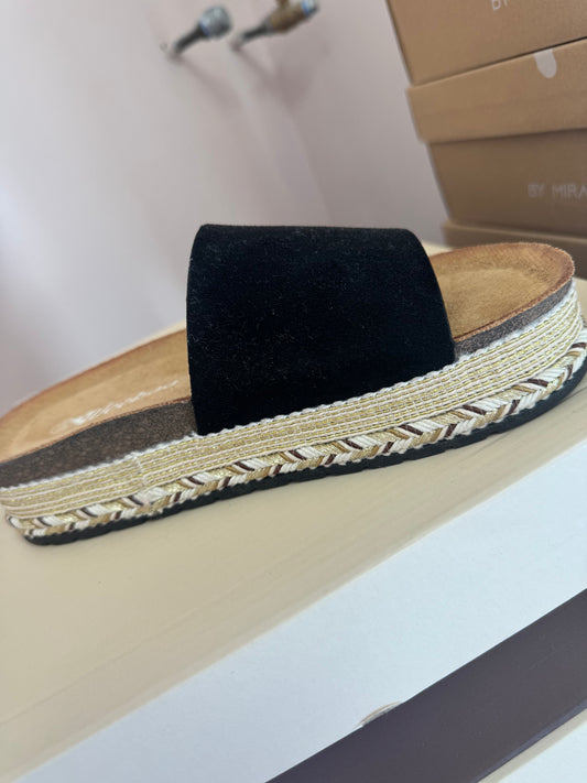 Black Platform Sandal
