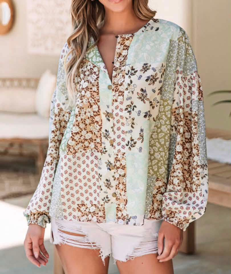 Multicolor Floral Top-Pre/Order