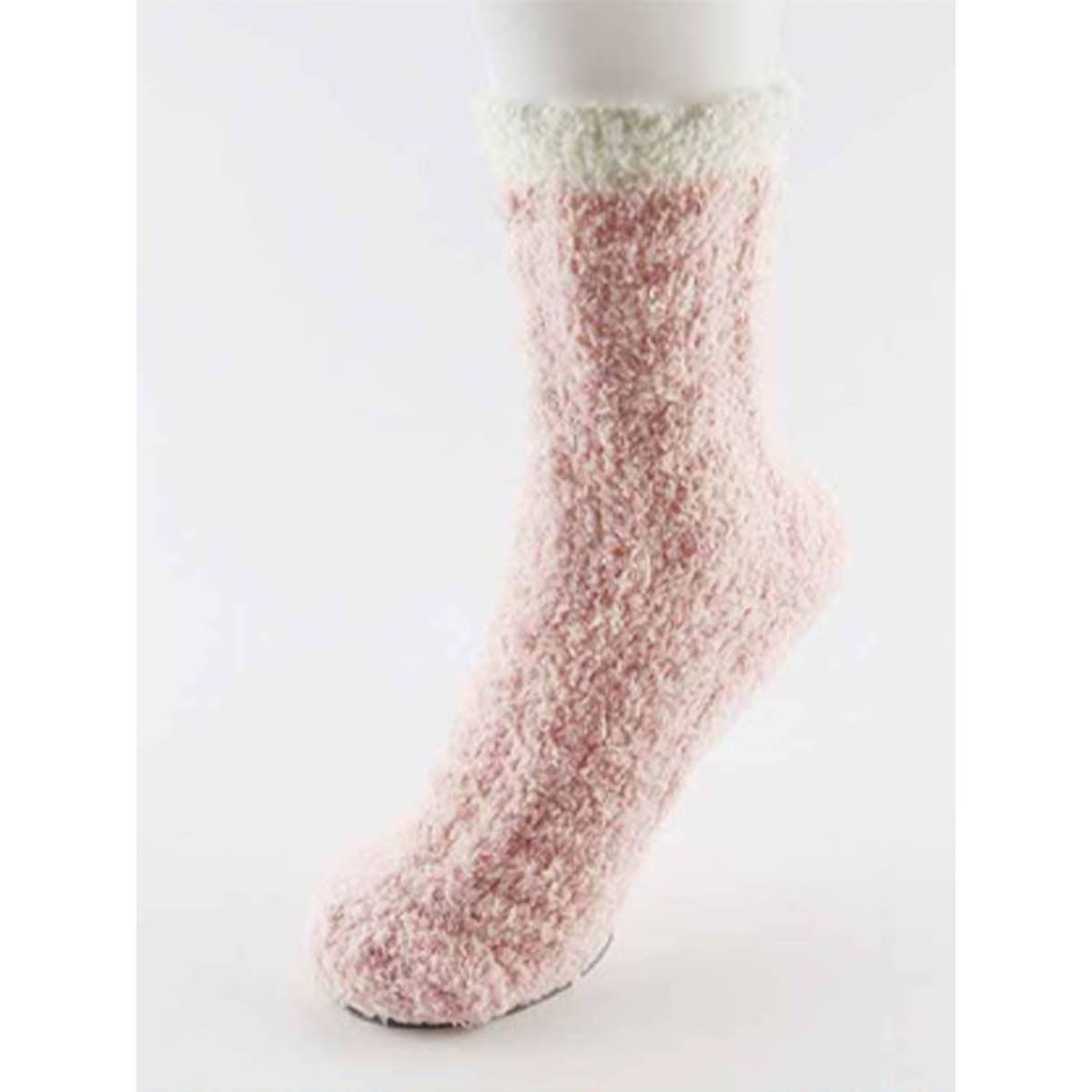 **DOORBUSTER**Cable Knit Pattern Two Tone Cozy Socks
