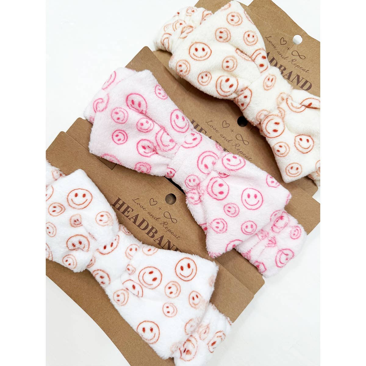 **DOORBUSTER** Happy Face Soft Tone Spa Headband