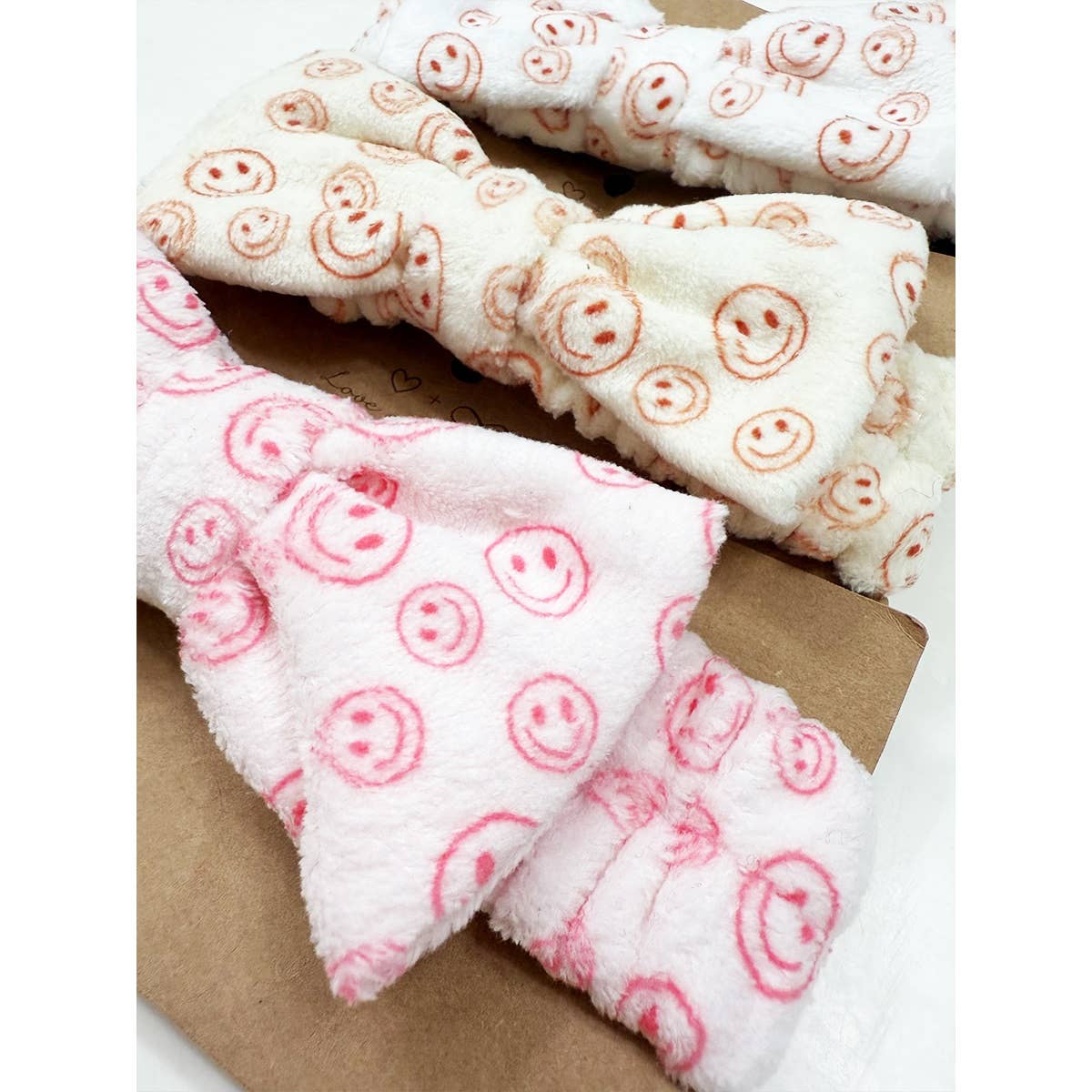 **DOORBUSTER** Happy Face Soft Tone Spa Headband